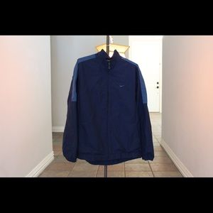 Nike windbreaker navy and blue